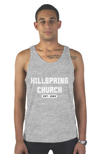 Hillspring College Workout mens tank top