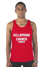 Load image into Gallery viewer, Hillspring College Workout mens tank top
