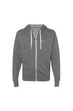 Load image into Gallery viewer, AD Collection Heathered French Terry Full-Zip Hooded Sweatshirt
