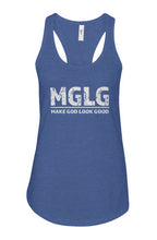 Load image into Gallery viewer, Women&#39;s MGLG (Make God Look Good) Ideal Racerback Tank
