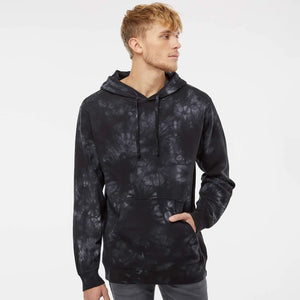 AD Collection Unisex Tie Dye Black Hoodie