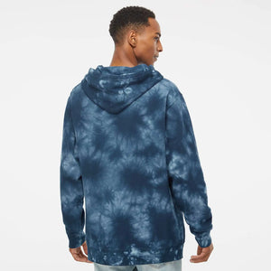 AD Collection Unisex Tie Dye Navy Hoodie