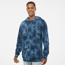 Load image into Gallery viewer, AD Collection Unisex Tie Dye Navy Hoodie
