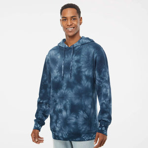 AD Collection Unisex Tie Dye Navy Hoodie