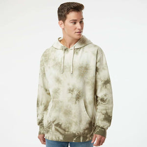 AD Collection Unisex Tie Dye Olive Hoodie